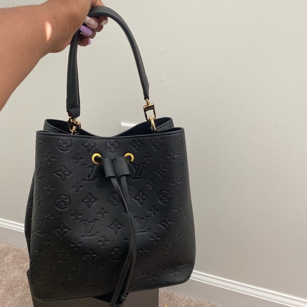 COPY - Black Monogram Louis Vuitton Bucket Bag